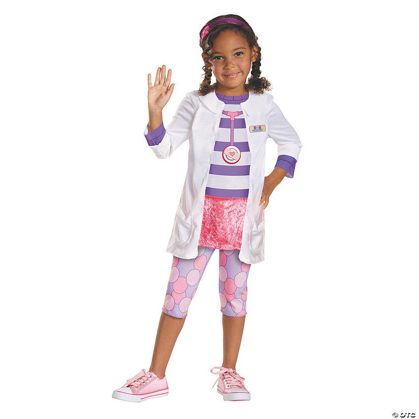 Girl's Classic Doc McStuffins Costume - Extra Small Image