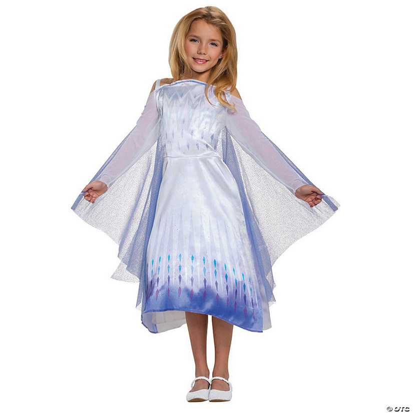 Girl's Classic Frozen II Snow Queen Elsa Costume Image