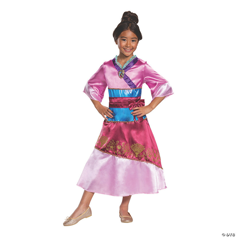 Girl's Classic Mulan Costume - 3T-4T Image