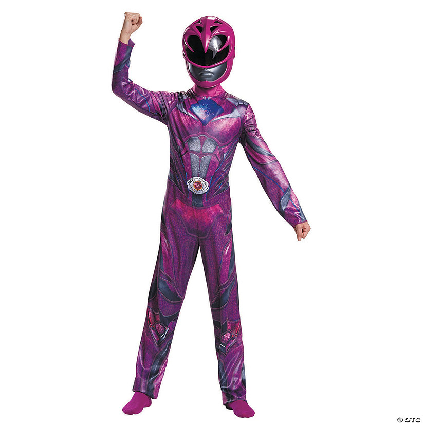 Girl's Classic Pink Power Ranger&#8482; Costume - Medium Image