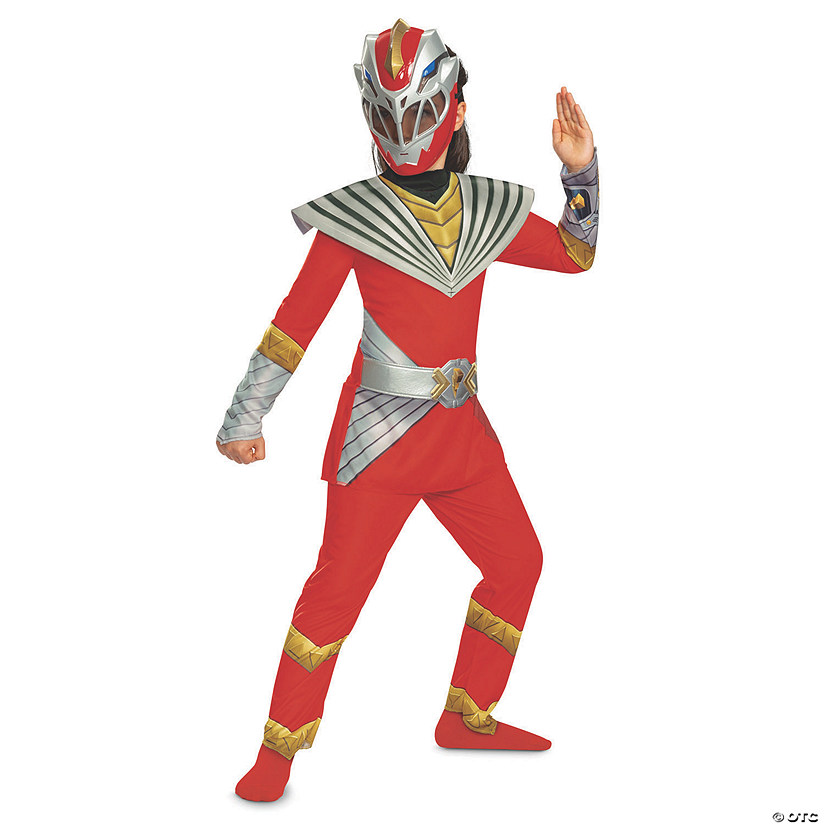 Girl's Classic Power Rangers&#8482; Cosmic Fury Red Ranger Costume Image