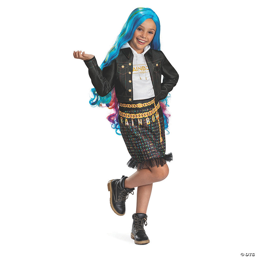 Girl's Classic Rainbow High Amaya Costume Image