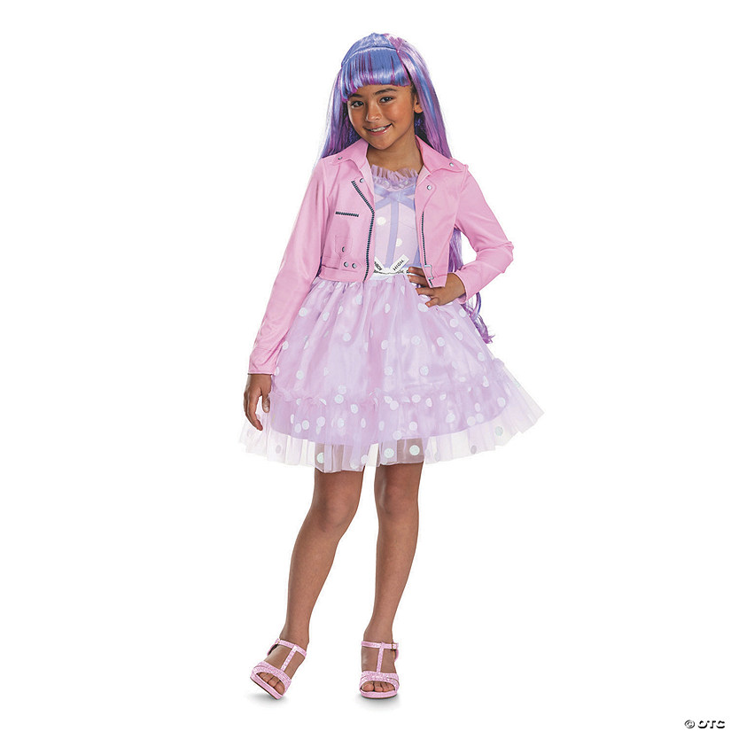 Girl's Classic Rainbow High Violet Costume Image
