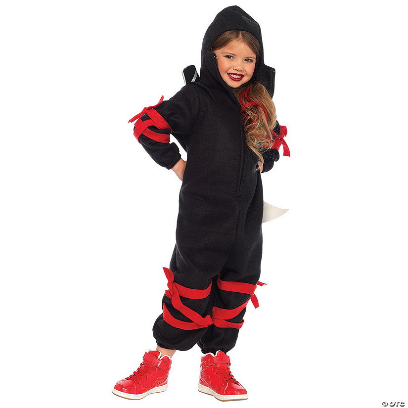 Girl's Cozy Ninja Kigarumi Funsie Costume Image