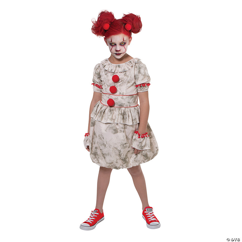Girl's Dancing Clown Costume Image