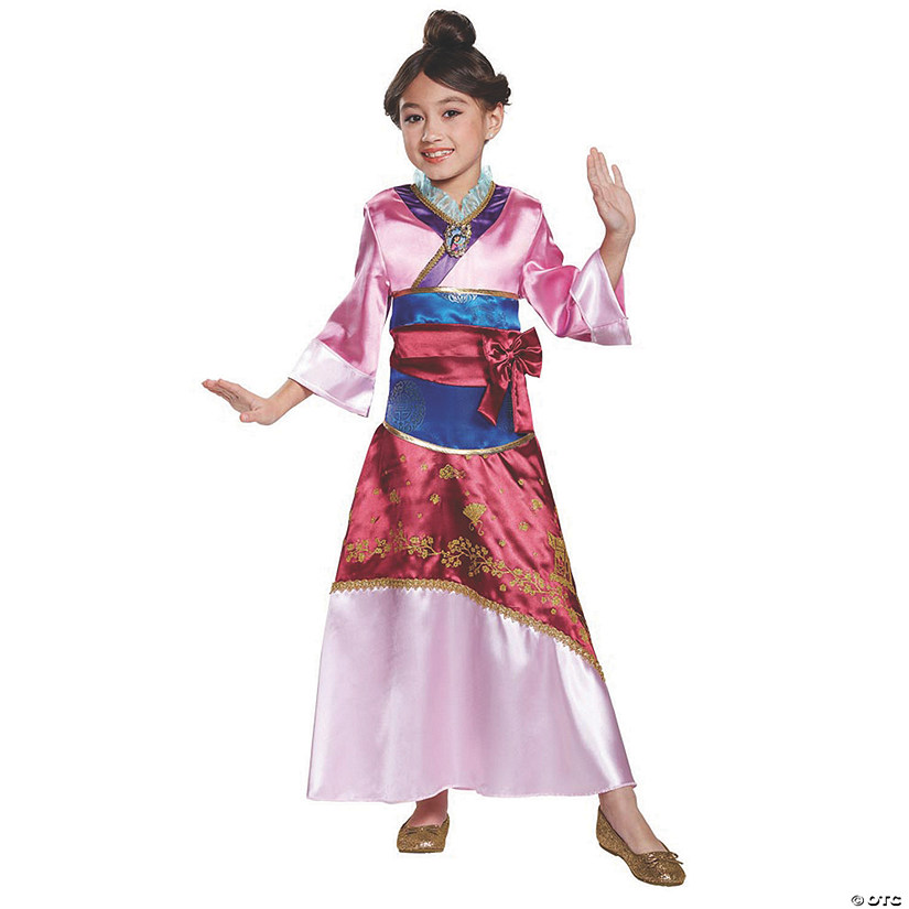 Girl's Deluxe Disney&#174; Mulan Costume Image