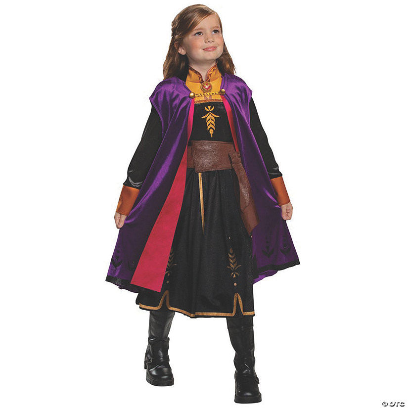 Girl's Deluxe Disney's Frozen II Anna Costume - Small Image