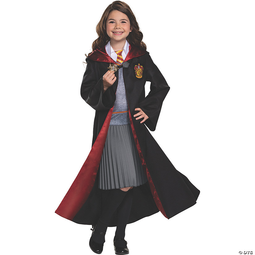 Girl's Deluxe Harry Potter Hermione Costume - Large Image