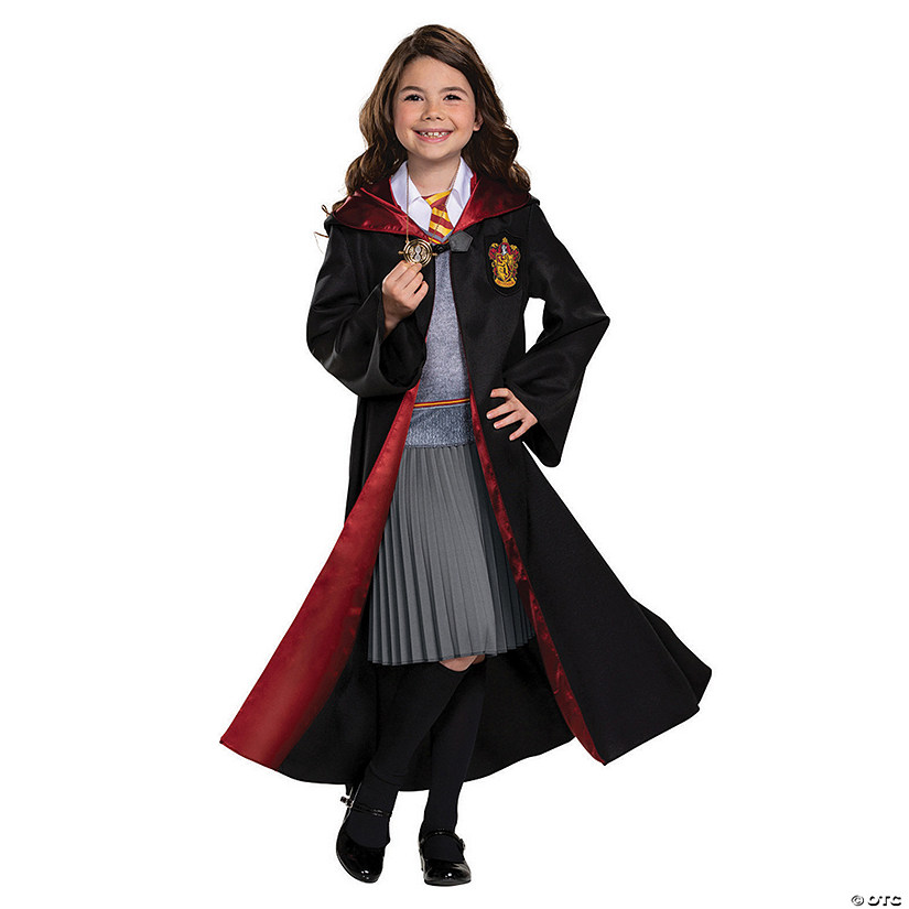 Girl's Deluxe Harry Potter Hermione Costume Image