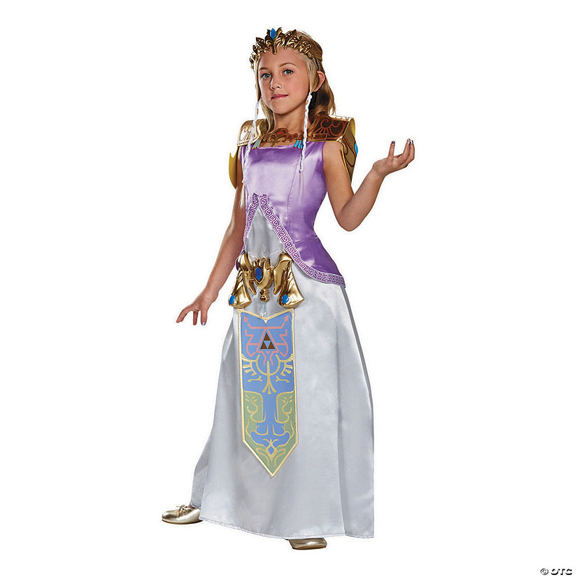 Girl's Deluxe Legend of Zelda&#8482; Zelda Costume - Extra Small Image
