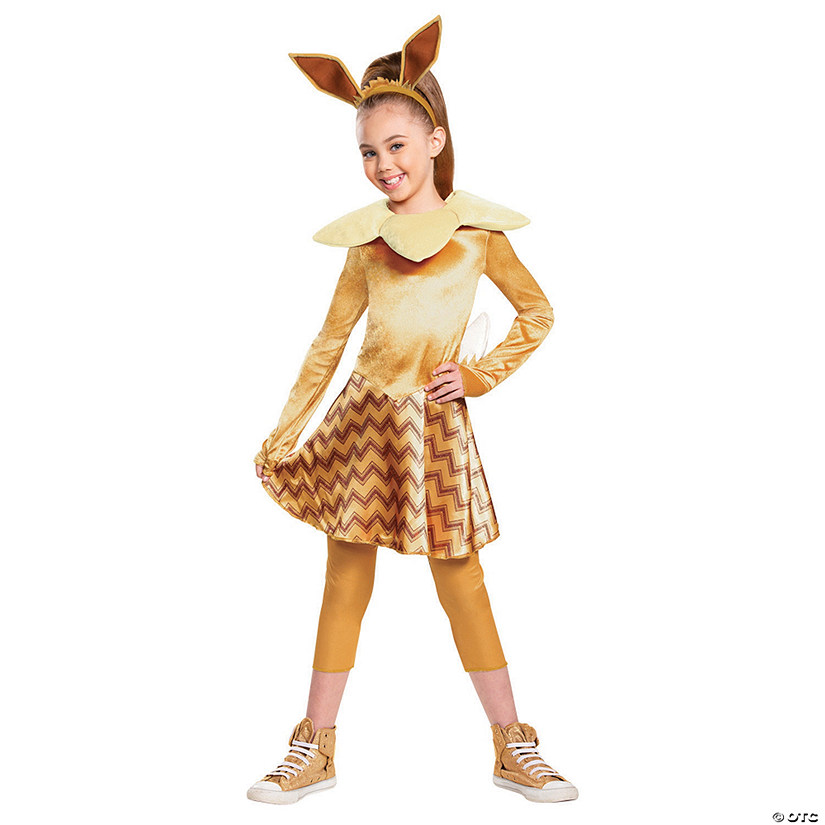 Girl's Deluxe Pokemon Eevee Costume Image