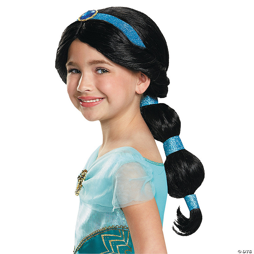 Girl's Disney's Aladdin Deluxe Jasmine Wig Image
