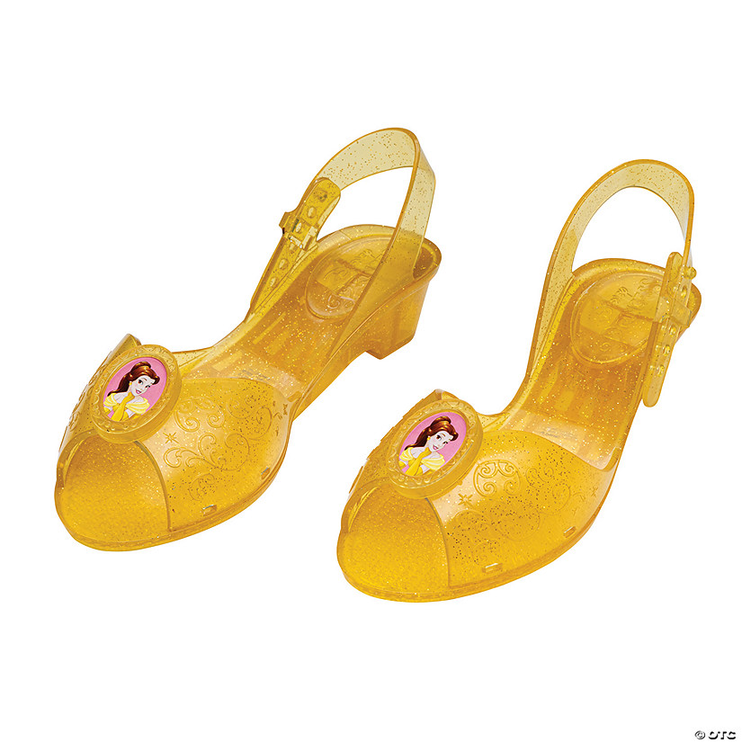 Girl's Disney's Beauty & The Beast Belle Jelly Shoes - Size 11-12 Image