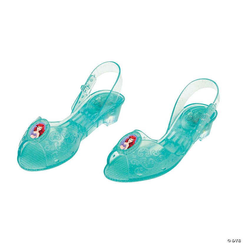 Girl's Disney's Little Mermaid Ariel Light-Up Shoes - Size 11-12 Image