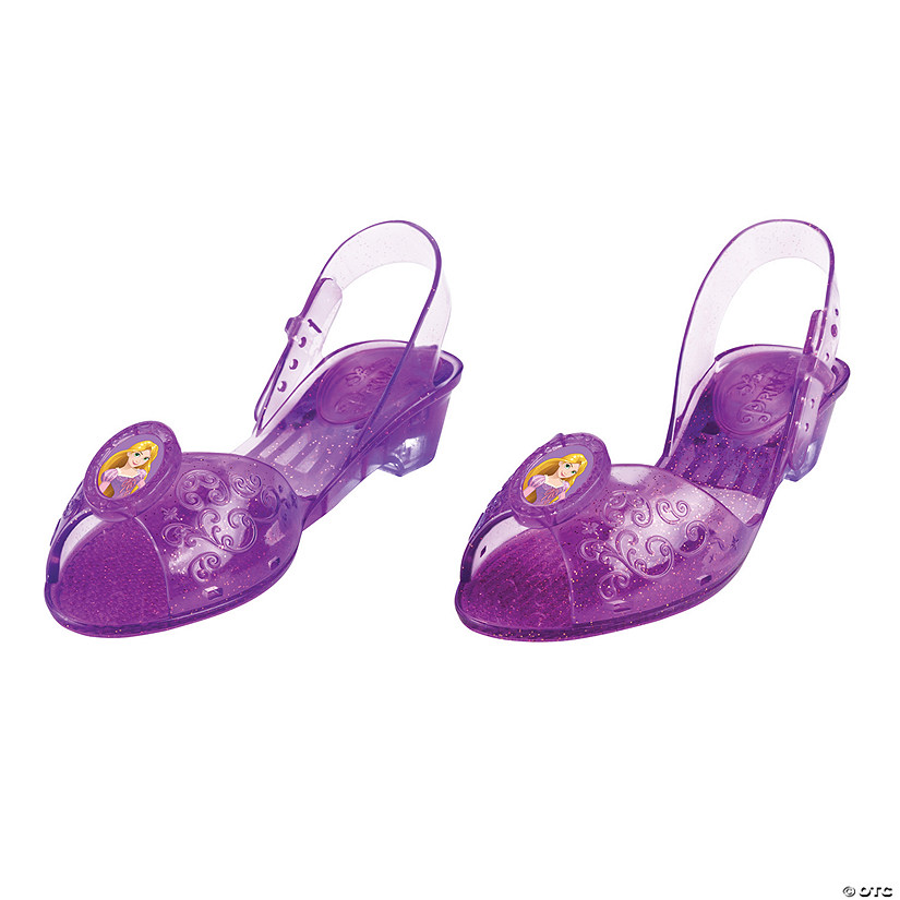 Girl's Disney's Tangled Rapunzel Light-Up Shoes - Size 11/12 Image