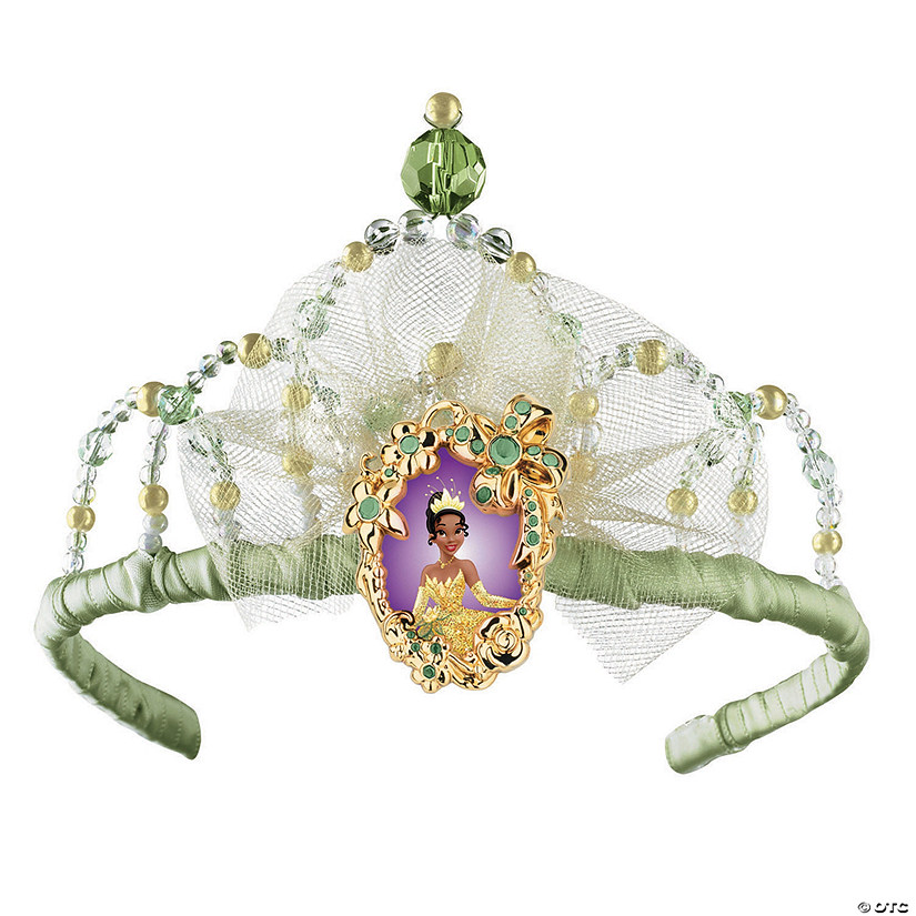 Girl's Disney's The Princess &amp; The Frog Tiana Green Tiara Image