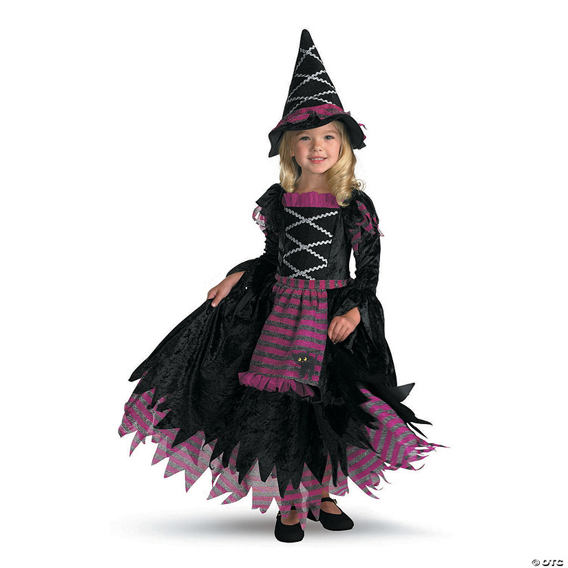 Girl's Fairy Tale Witch Deluxe Costume Image