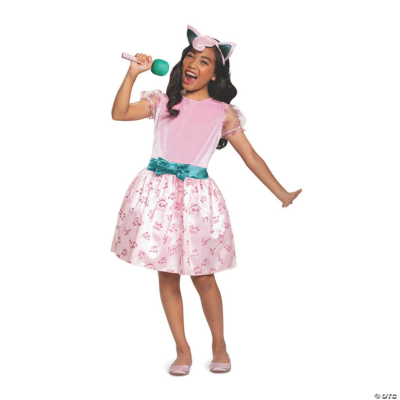Girl's Jigglypuff Costume - Medium Image