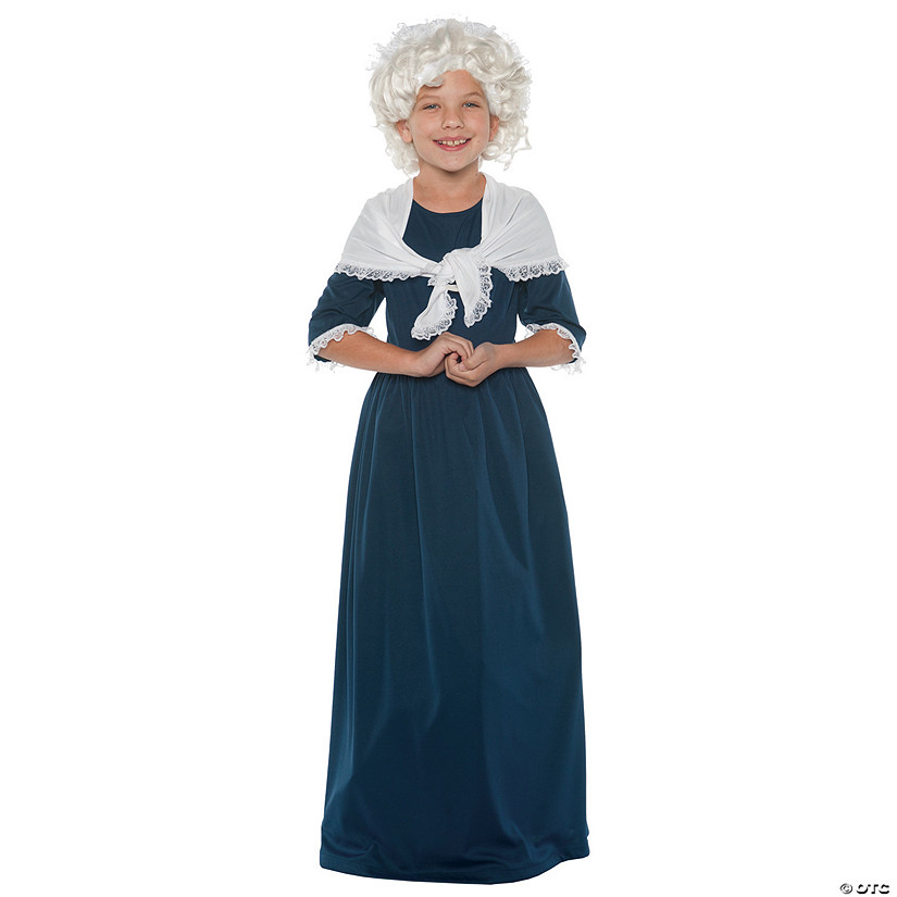 Girl's Martha Washington Costume Image