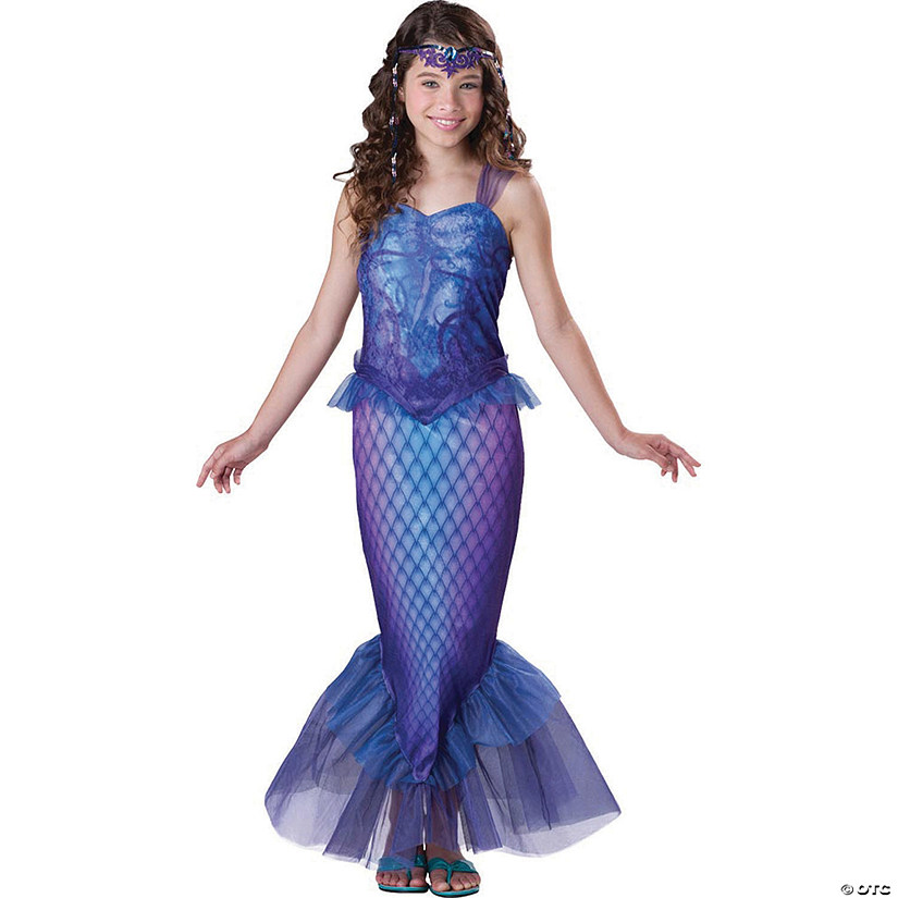 Girl's Mysterious Mermaid Costume Image