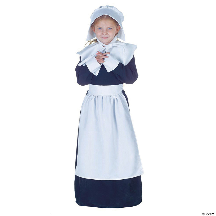 Girl's Pilgrim Costume Image