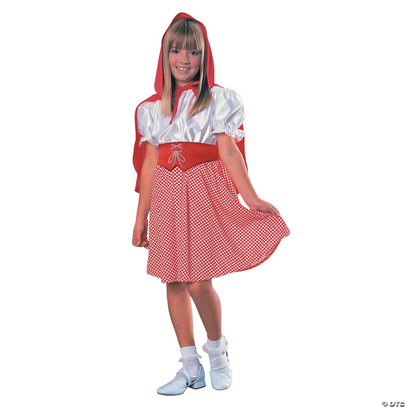 Girl's Red Riding Hood Costume - Large Image