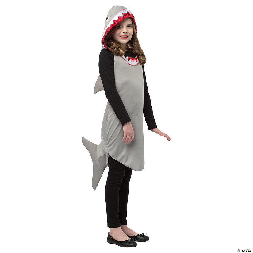 Girl's Shark Dress Costume Image