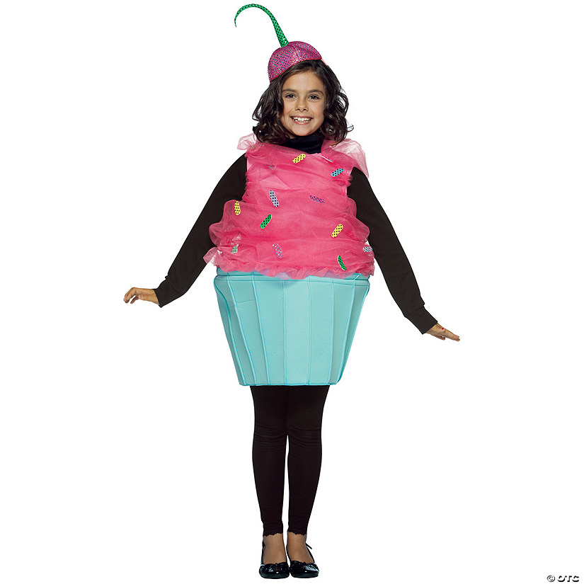 Girl's Sweet Eat Cupcake Costume Image