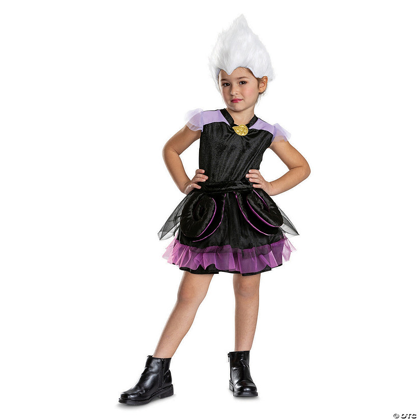 Girl's Toddler Classic Disney's Little Mermaid Ursula Costume Image