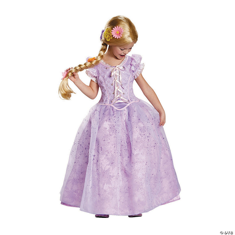 Girl's Ultra Prestige Disney's Tangled&#8482; Rapunzel Costume - Extra Small Image