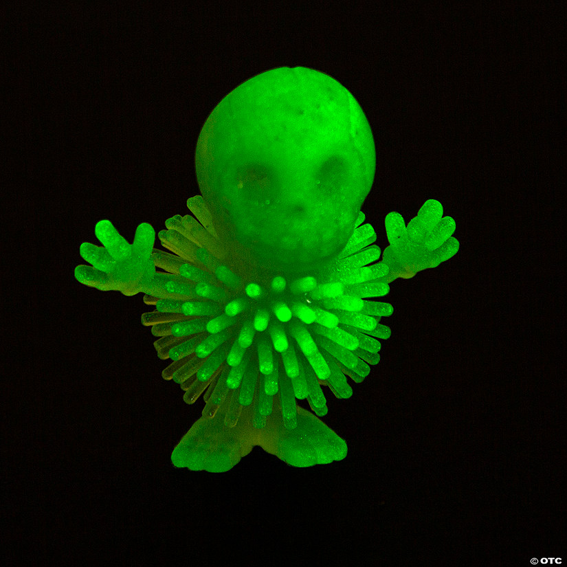 Glow-in-the-Dark Skeleton Porcupine Characters - 12 Pc. Image