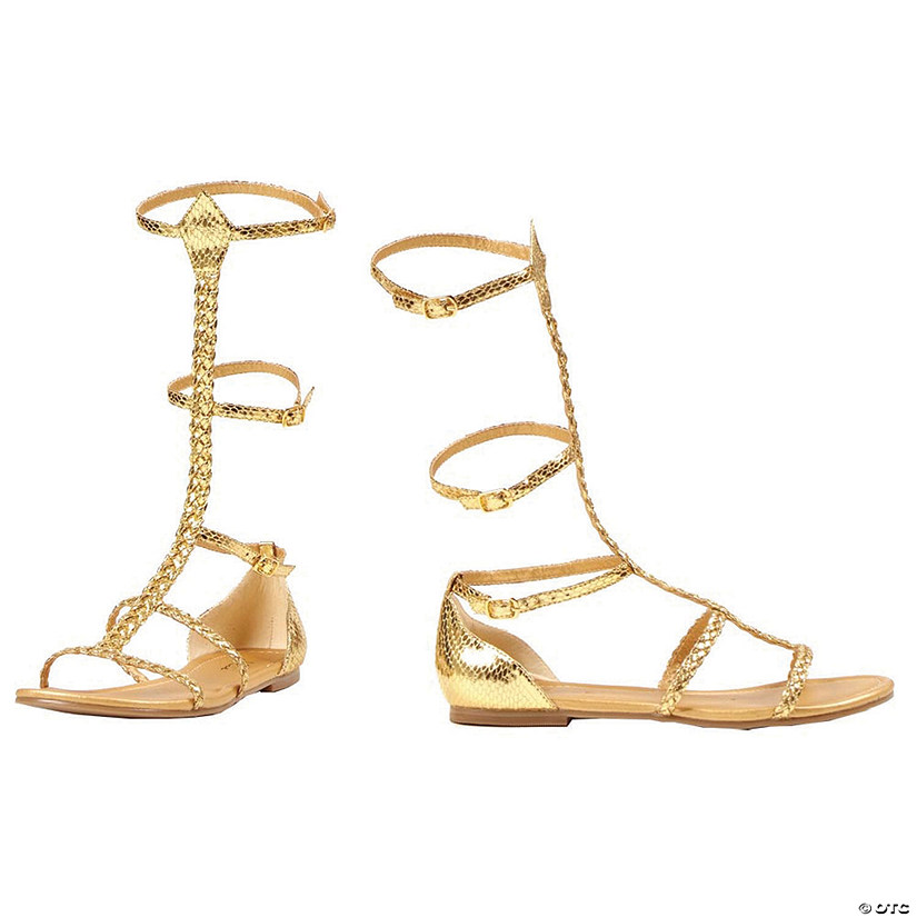 Gold Cairo Gladiator Shoes Image