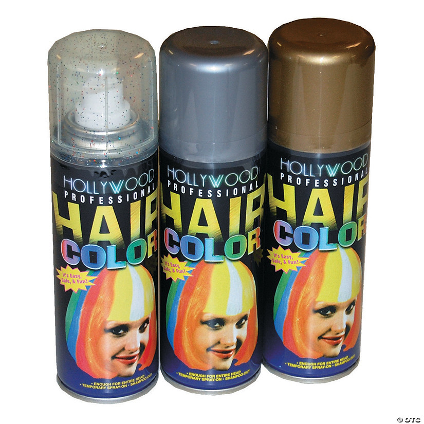 Gold Glitter Hairspray Image