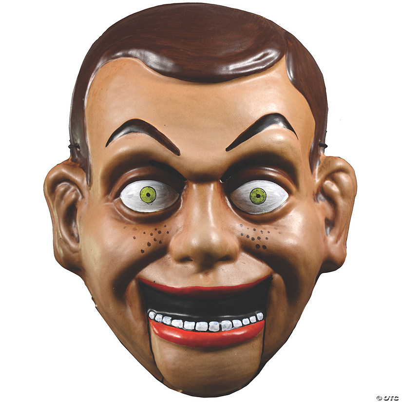 Goosebumps&#8482; Night of the Living Dummy Slappy the Dummy Half Mask - One Size Image