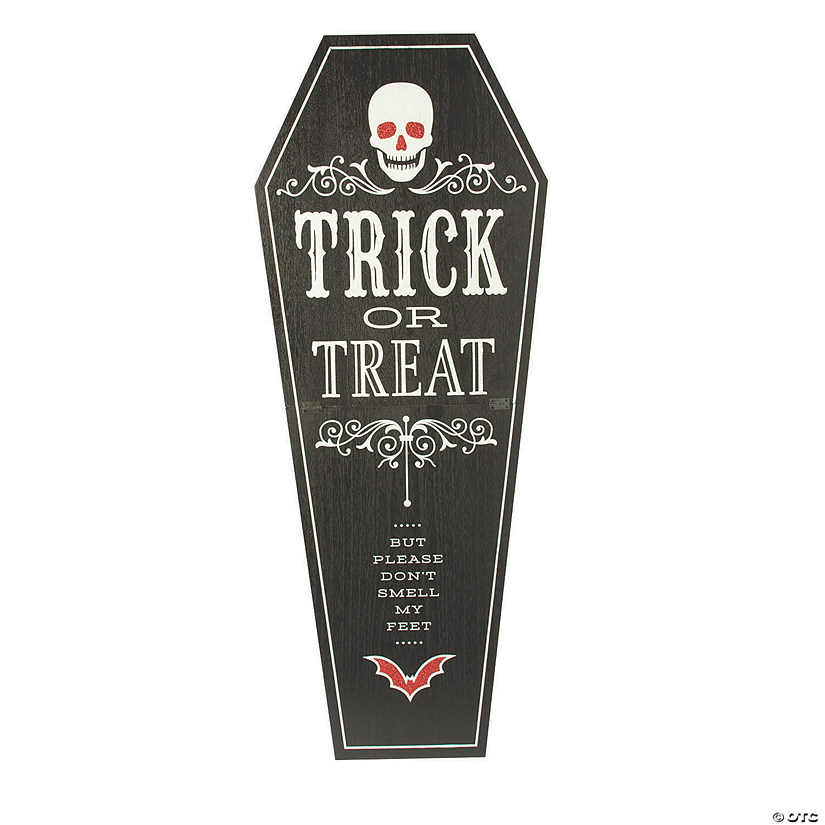 Gothic Halloween Coffin Sign Image