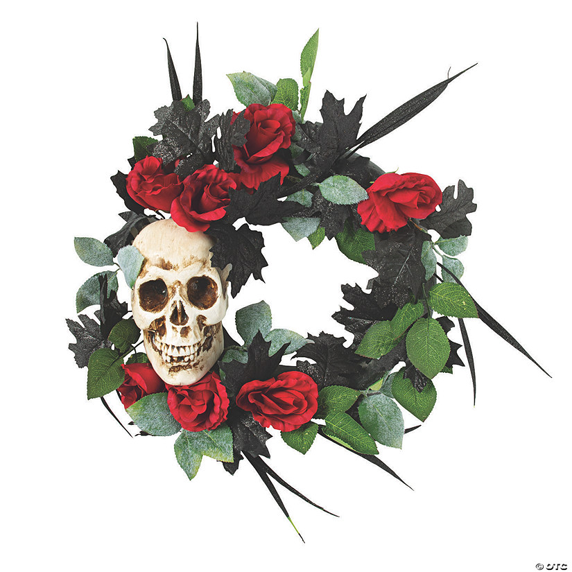 Gothic Wreath Halloween Decoration Image