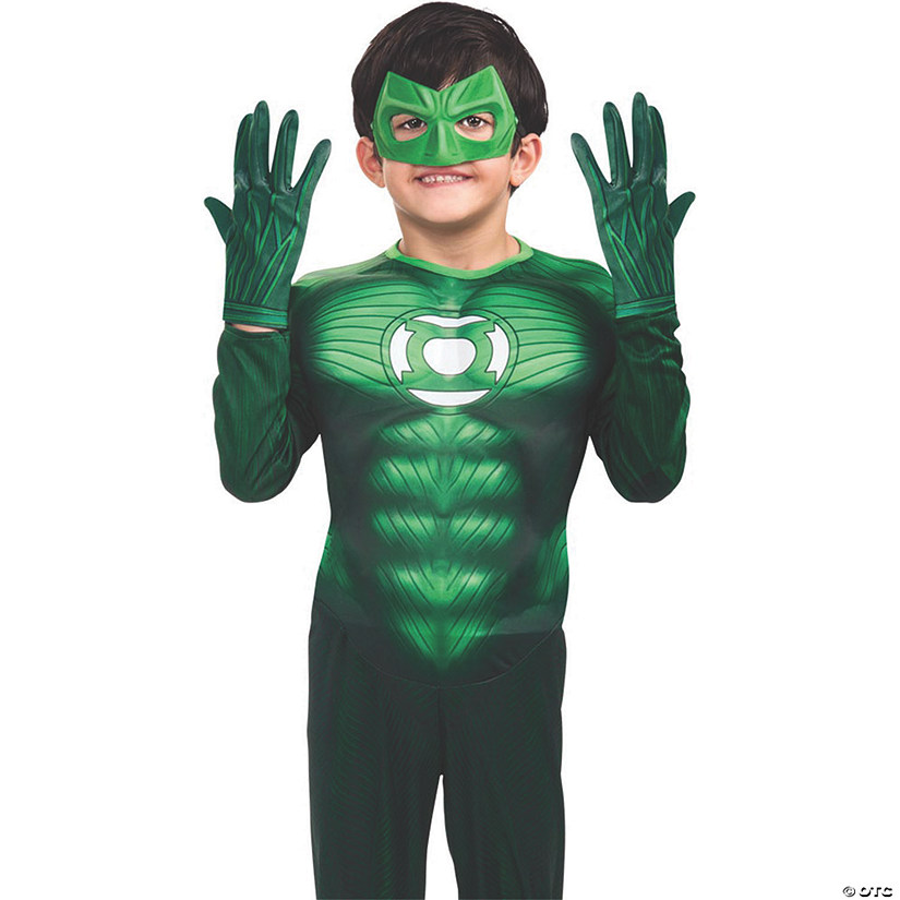 Green Lantern Hal Jordon Gloves For Kids Image