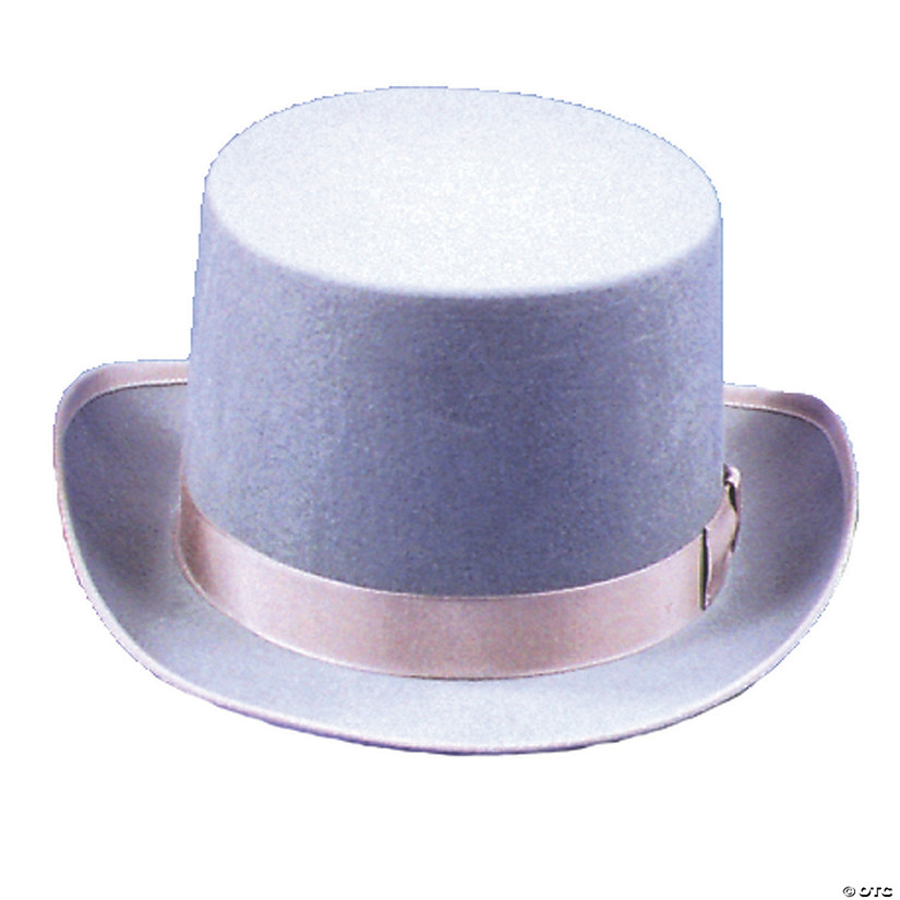 Grey Felt Top Hat - XL Image