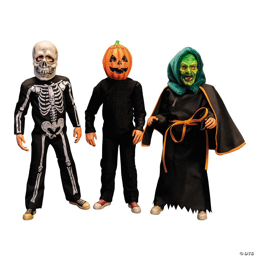 Halloween 3: Season of the Witch&#8482; Don Post Pumpkin, Skull & Witch Action Figures Image