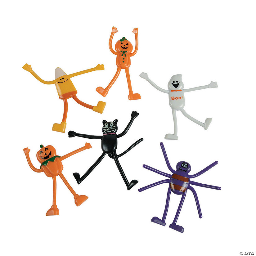 Halloween Character Bendables - 24 Pc. Image
