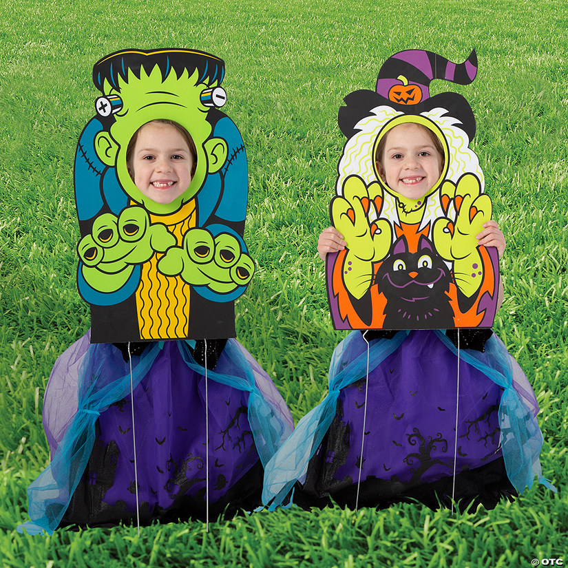 Halloween Faces Yard Sign Kit - 2 Pc. Image