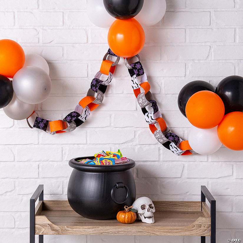 Halloween Felt Chain Link Garland Image