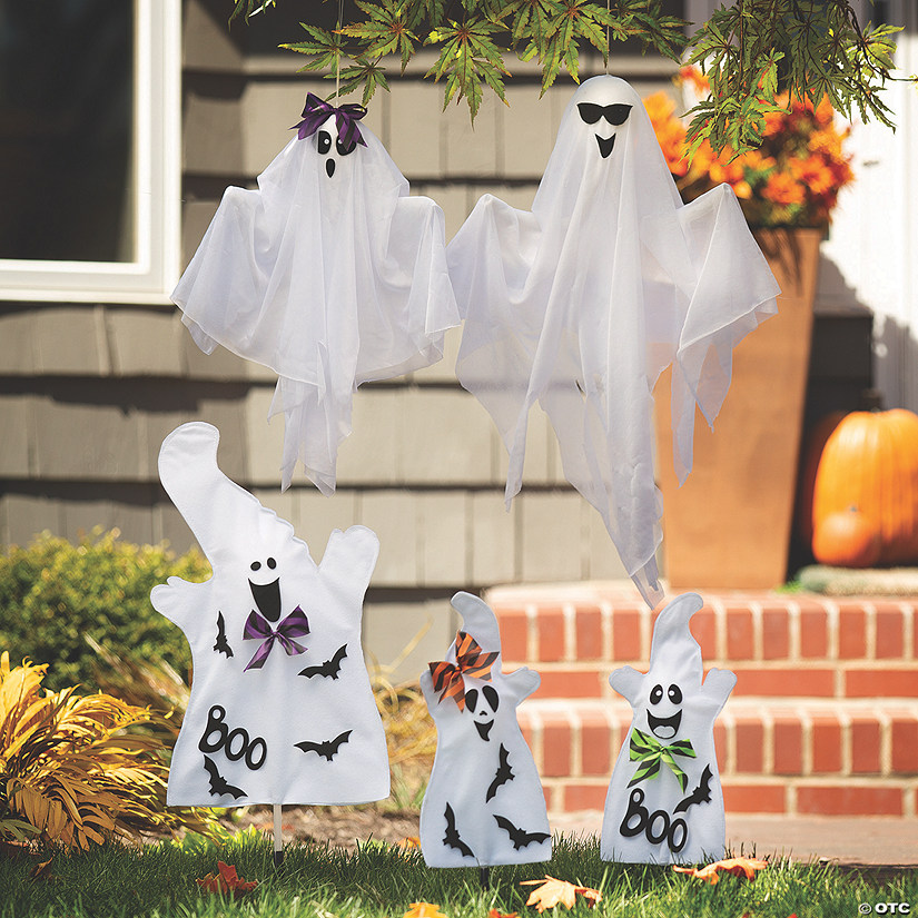 Halloween Ghost Family Yard Decorations Image