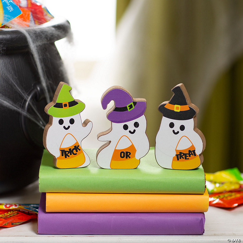 Halloween Ghost Trick-or-Treat Tabletop Decorations Image