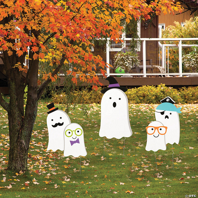 Halloween Ghost Yard Sign Set - 3 Pc. Image