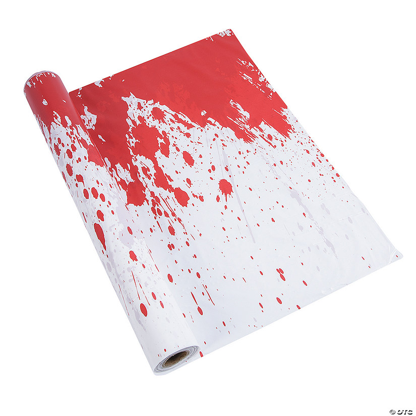 Halloween Horror Party Bloody Tablecloth Roll Image
