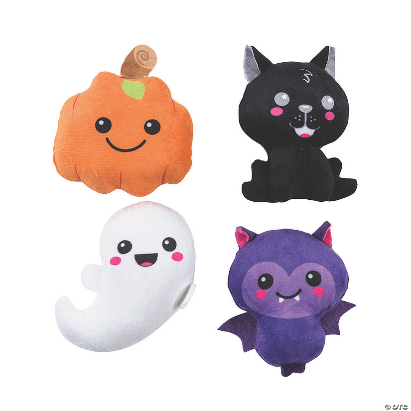 Halloween Icons Kawaii Stuffed Characters - 12 Pc. Image