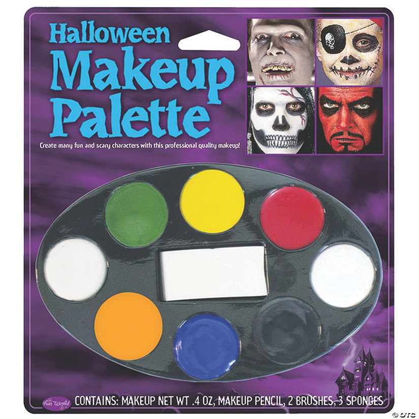 Halloween Makeup Tray 8 Colors Image