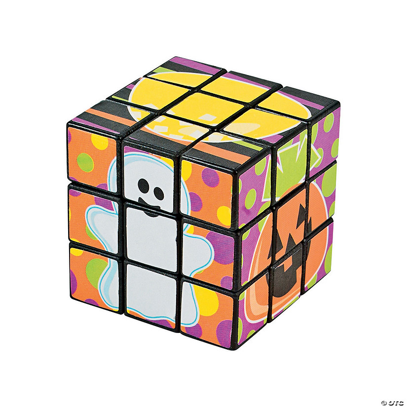 Halloween Mini Puzzle Cubes - 12 Pc. Image