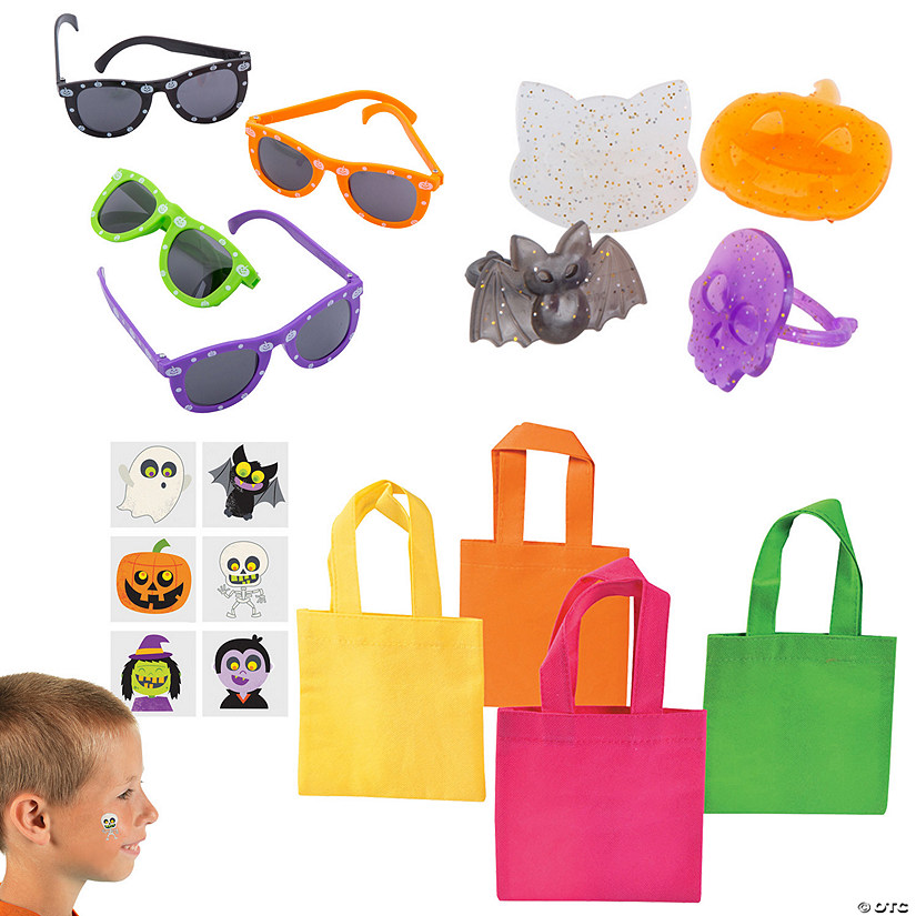 Halloween Mini Tote Handout Kit for 12 Image